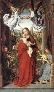 DAVID, Gerard Virgin and Child with Four Angels de oil painting artist